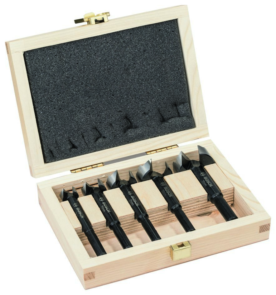 Bosch Professional Accesorios 2608577022 Juego de brocas de culata 5 piezas 15/20/25/30/35 mm