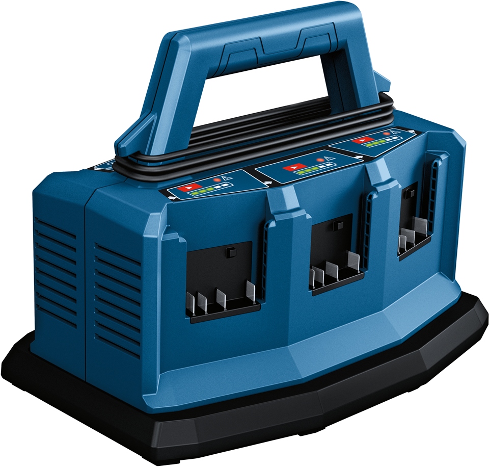 Bosch Professional Accesorios 1600A01U9L GAL 18V6-80 Cargador profesional 14,4 - 18V para 6 baterías