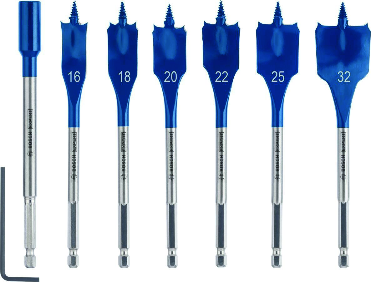 Bosch Professional Accesorios 2608900334 Juego de brocas Expert SelfCut Speed 16/18/20/22/25/32 mm 7 piezas