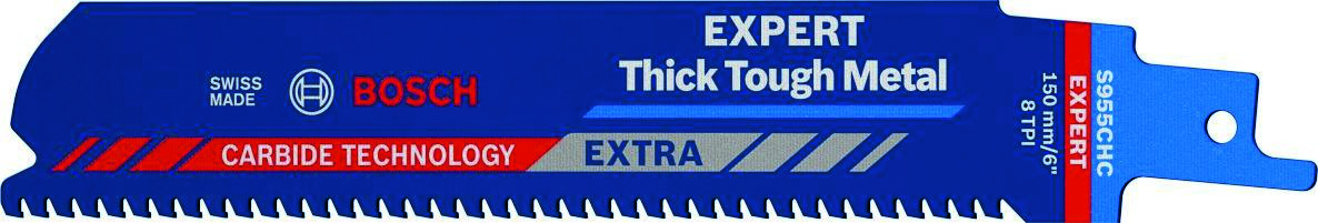 Bosch Professional Accesorios 2608900367 Hoja de sierra de sable Expert ''Thick Tough Metal'' S 955 CHC 10 piezas