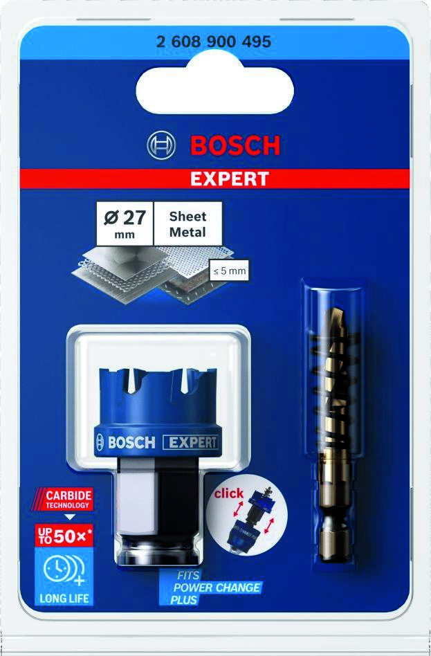 Bosch Professional Accesorios 2608900495 Sierra de chapa Expert 27 x 40 mm