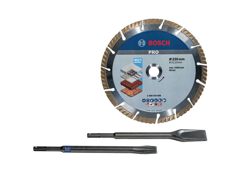 Bosch Professional Accesorios 0615997695 Paquete para la construcción: esmerilado y cincelado