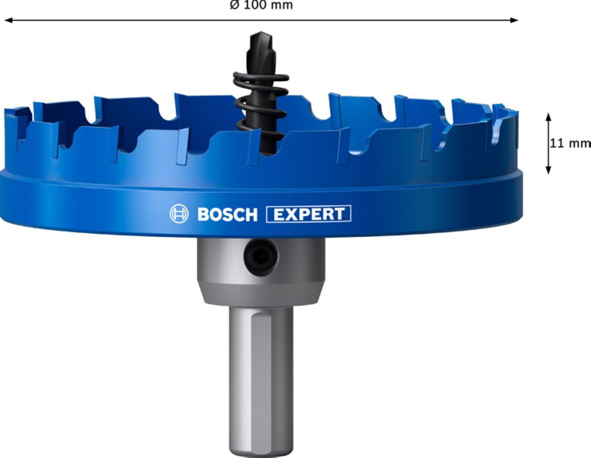 Bosch Professional Accesorios 2608901449 EXPERT Sierra para chapa 100 mm