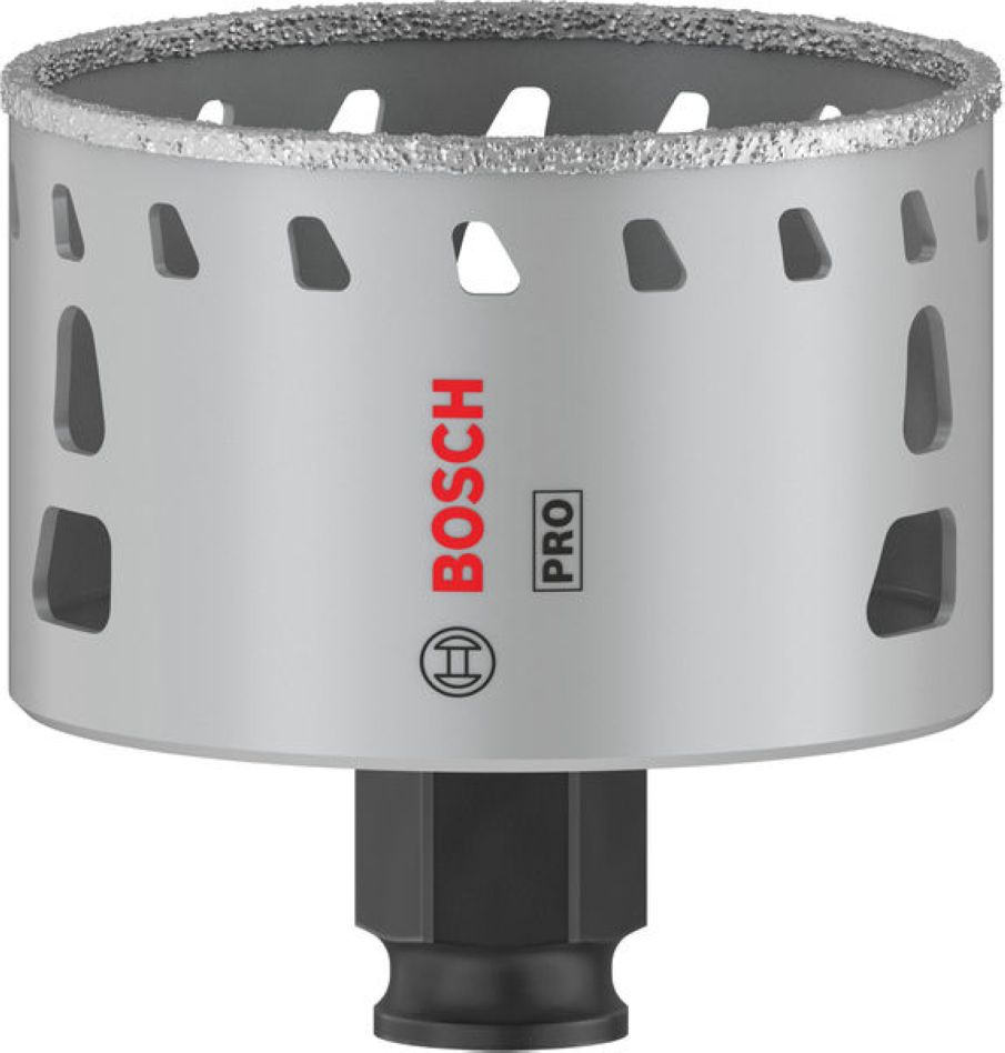 Bosch Professional Accesorios 2608901568 PRO Tile PC Plus sierra de corona diamantada para baldosas 67 mm