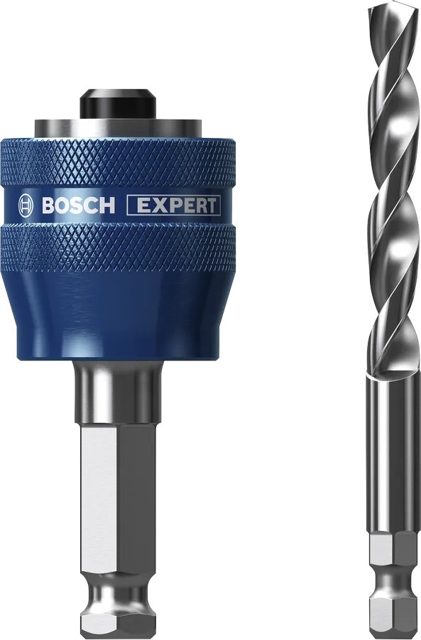 Bosch Professional Accesorios 2608901966  Adaptador sistema Expert Power Change Plus 11 mm para sierras de corona 14-210 mm + broca central Ø7.15 x 60 x 105 mm
