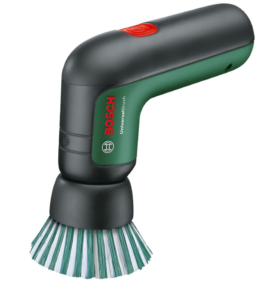 Bosch DIY 06033E0000 UniversalBrush Set de cepillos de limpieza a batería 3,6V 1,5 Ah y cargador Micro-USB