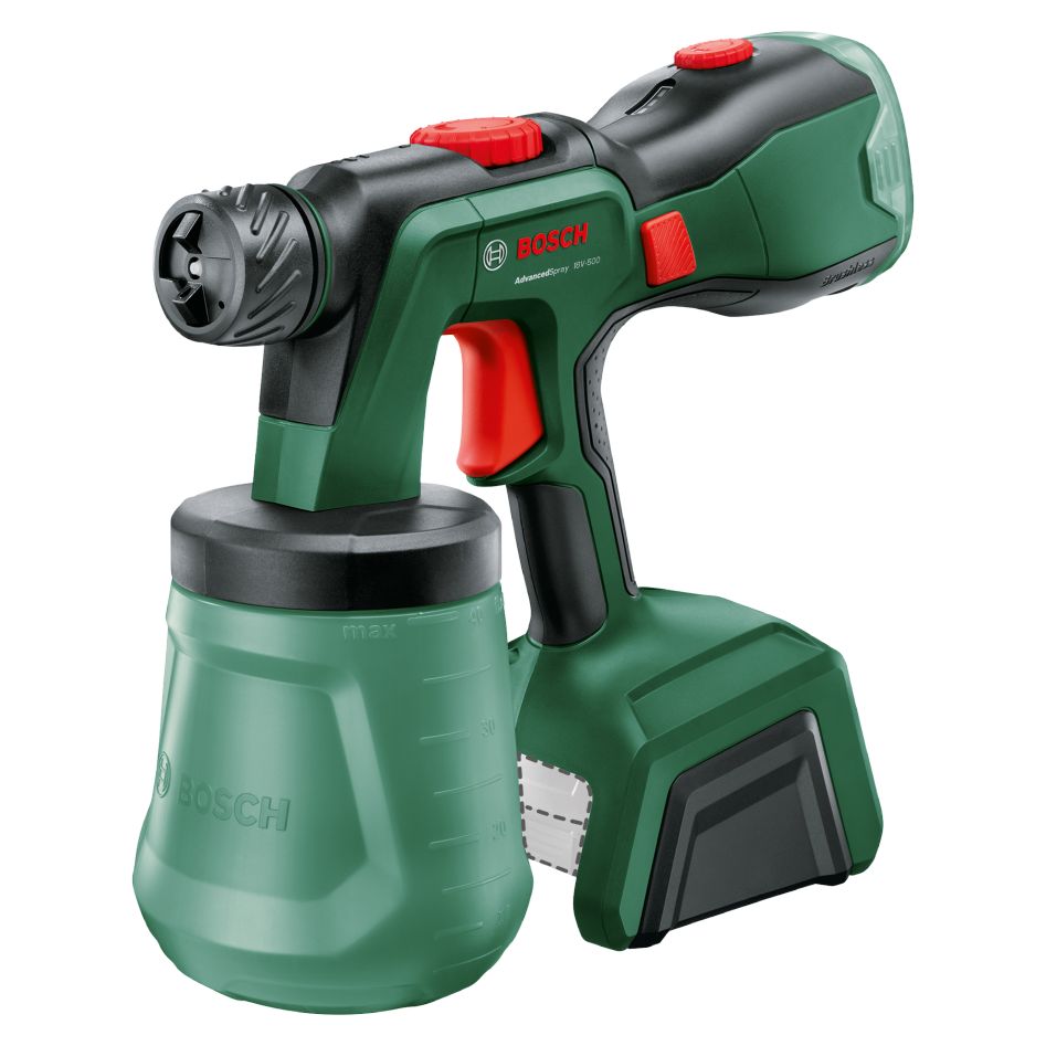 Bosch DIY 0603208200 AdvancedSpray 18V-500 Accu sistema de pulverización de pintura excl. baterías y cargador en caja