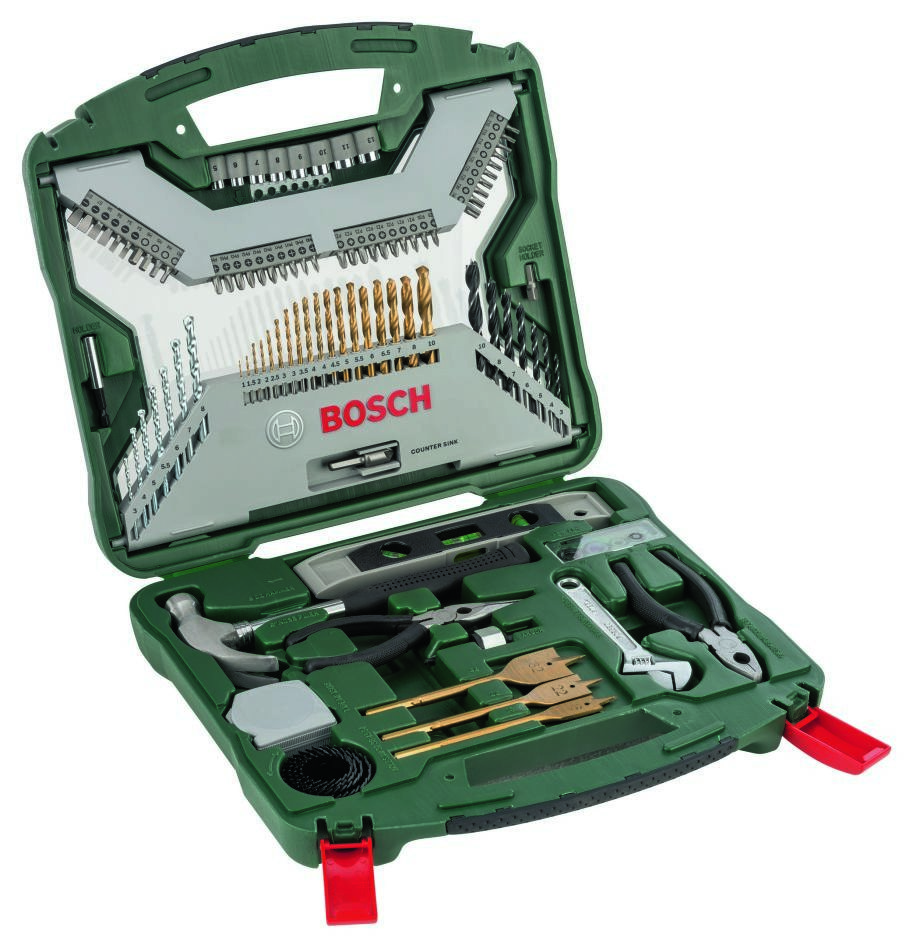 Bosch DIY Accesorios 2607019331 Juego de brocas y puntas X-line de 103 piezas de titanio