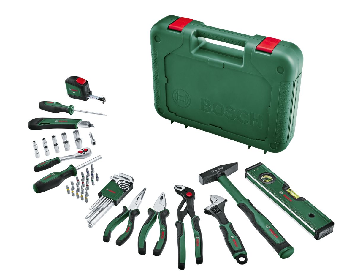 Bosch DIY Accesorios 1600A02BY7 Juego de herramientas manuales avanzadas 52 piezas