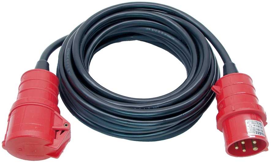 Brennenstuhl 1167710 Cable alargador CEE IP44 10m negro H07RN-F 5G1,5 5 polos 16A