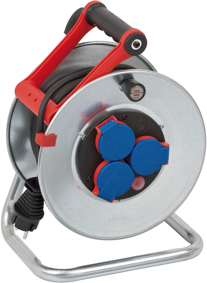 Brennenstuhl 1198580 Carrete de cable Garant S IP44 25m AT-N05V3-F 3G1,5 negro
