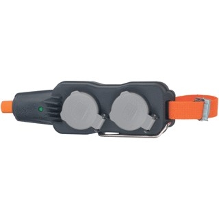 Brennenstuhl ProfessionalLINE 9837570 Fuente de alimentación sin cable 4 enchufes IP54