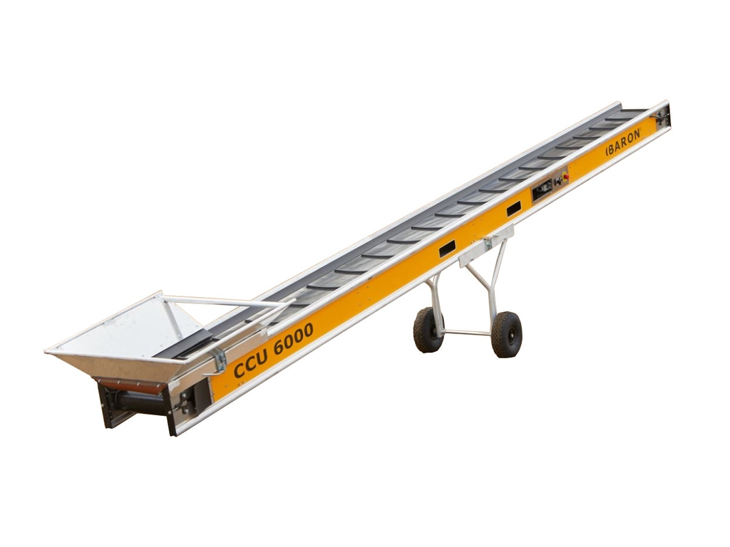 Baron 30011 CU 6,0 m Cinta transportadora con sistema de dirección para conexión en serie 6,0 mtr 240 Volt