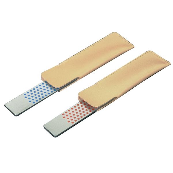 CMT DSS-115M Piedra de afilar universal de diamante en funda de cuero 115x25x3mm, D46 gruesa, azul