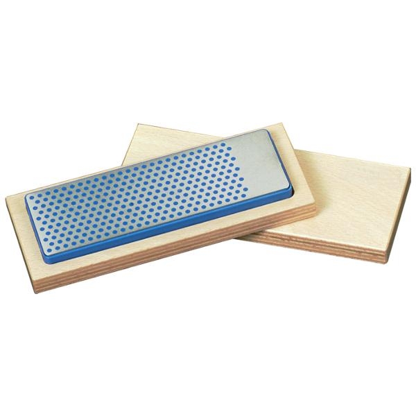 CMT DSS-150G Piedra de amolar universal de diamante en caja de madera 150x52x16mm, D76 extra gruesa, negra