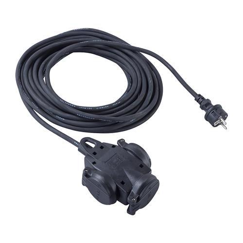 Connectra 46.523 Bloque de terminales de pared de 3 ganchos - 10 m - H07RN-F - 3 G 2,5 mm²
