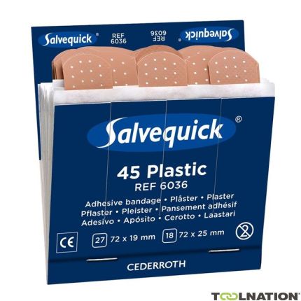 Salvequick 9.95.43.350.30 Recambio Salvequick 6036 (6 x 40 piezas) - 1