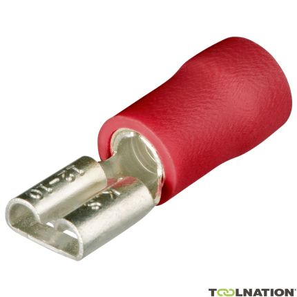 Knipex 9799001 Manguitos de paso plano 100 uds. cable 0,5-1 mm2 (Rojo) - 1