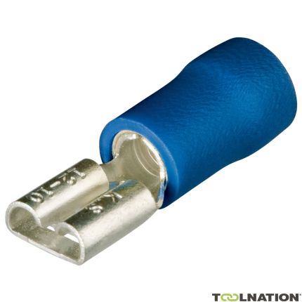 Knipex 9799011 Manguitos planos 100 unidades de cable de 1,5 - 2,5 mm² (azul) - 1