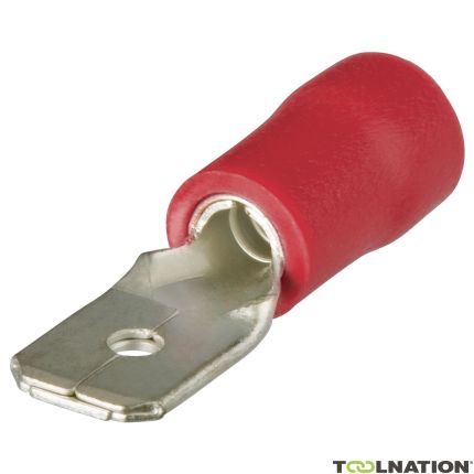 Knipex 9799110 Clavija plana 100 unidades de cable 0,5-1,0 mm2 (Rojo) - 1
