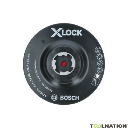 Bosch Professional Accesorios 2608601721 X-LOCK Plato soporte velcro 115 mm - 1