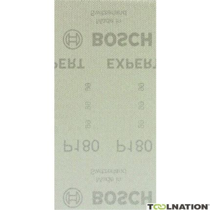Bosch Professional Accesorios 2608900756 Red de lijado Expert M480 para lijadoras de órbita aleatoria 93 x 186 mm, K180, 50 piezas - 1