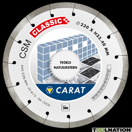 Carat CSMC180400 Láminas de diamante CSM CLASSIC 180x25,4MM - 1