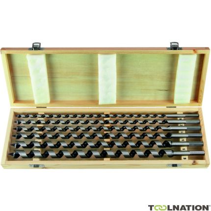 Projahn 99930 Juego de brocas para manguera 460 mm 6 piezas en caja de madera - 1
