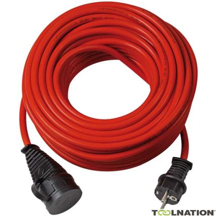 Brennenstuhl 1169840 Cable de extensión BREMAXX IP44 25m rojo AT-N05V3-F 3G1,5 - 1
