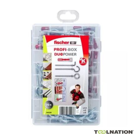 Fischer 544399 Enchufes Profi-Box DuoPower con ganchos - 1
