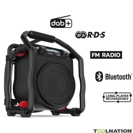 PerfectPro UB400R2 UBOX 400R2 Radio de construcción DAB+ con bluetooth - 1