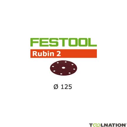 Festool 499098 Discos de lijado Rubin 2 STF D125/90 P150 RU/50 - 1