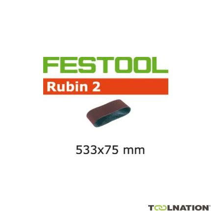 Festool 499159 Banda de lija Rubin 2 BS75/533x75-P120 RU/10 - 1