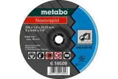 Metabo Accesorios 616508000 Disco de corte Ø 180x1,6x22,23 mm Acero Novorapid