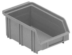166002 Caja apilable B2 gris - 100 x 160 x 75mm