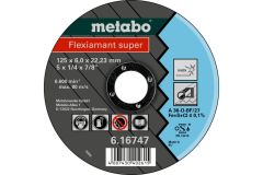 Metabo Accesorios 616747000 Disco de amolar Ø 125x6,0x22,2 acero inoxidable Flexiamant super