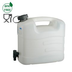 Pressol 21 163 Bidón para agua 10L HDPE con grifo de vaciado
