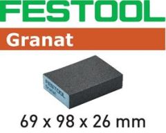 Festool Accesorios 201080 Esponja abrasiva GRANAT 69x98x26 36 GR/6