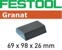 Festool 201084 Esponja abrasiva GRANAT 69x98x26 120 CO GR/6