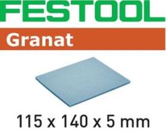 Festool Accesorios 201102 Esponja abrasiva GRANAT 115x140x5 MF 1500 GR/20