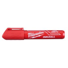 Milwaukee Accesorios 4932471556 INKZALL™ Rotulador punta de cincel rojo L 12 piezas