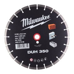 Milwaukee Accesorios 4932471986 DUH 350 Hoja de sierra de diamante Uni 350 x 25,4 mm