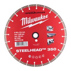 Milwaukee Accesorios 4932471988 Hoja de diamante Steelhead 350 para metal 350 x 25,4 mm