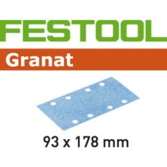 Festool 499633 Tiras de lijado Granat STF 93X178 P100 GR/100