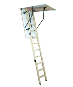 Altrex 505029 Woodytrex-Superior Escalera de desván plegable en 3 partes 140 x 70