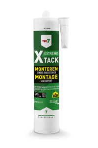 534515000 X-Tack7 MontageKit tubo 290 ml Negro