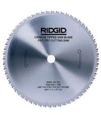 Ridgid 58476 Hoja de sierra TCT para máquina de corte en seco 590L 355 x 25,4 x 80
