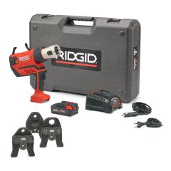 Ridgid 67113 RP350-B Kit Estándar 12 - 108 mm Juego básico de alicates de presión 18V 2.5Ah Li-Ion + mordazas U 16-20-25