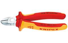 Knipex 70 06 140 Alicates de corte transversal cromo/confort 140 mm VDE
