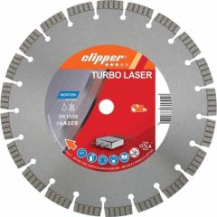 Norton Clipper 70184694470 Classic Turbo Laser Hoja de sierra diamantada 350 x 25,4 mm